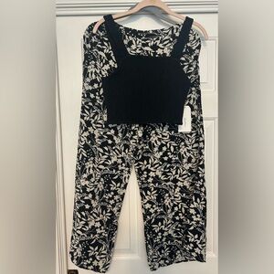 Black and White Floral set